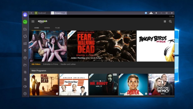 android emulator mac for amazon video